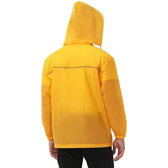 New, in package Mens 2XL Corna Hooded Wind/Rain Jacket - Picture 3 of 4